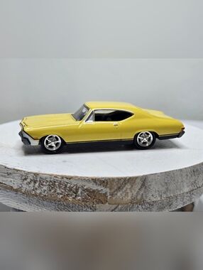 Yellow 1968 Chevy Chevelle Muscle Car Johnny Lightning Toy [ Read Details ]
